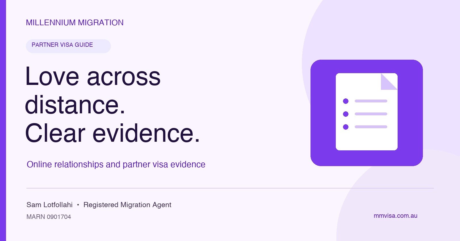 Online Relationship Partner Visa: Evidence Guide 2026